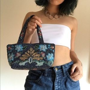 Mini beaded purse